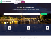 Tablet Screenshot of numero-service-client.com